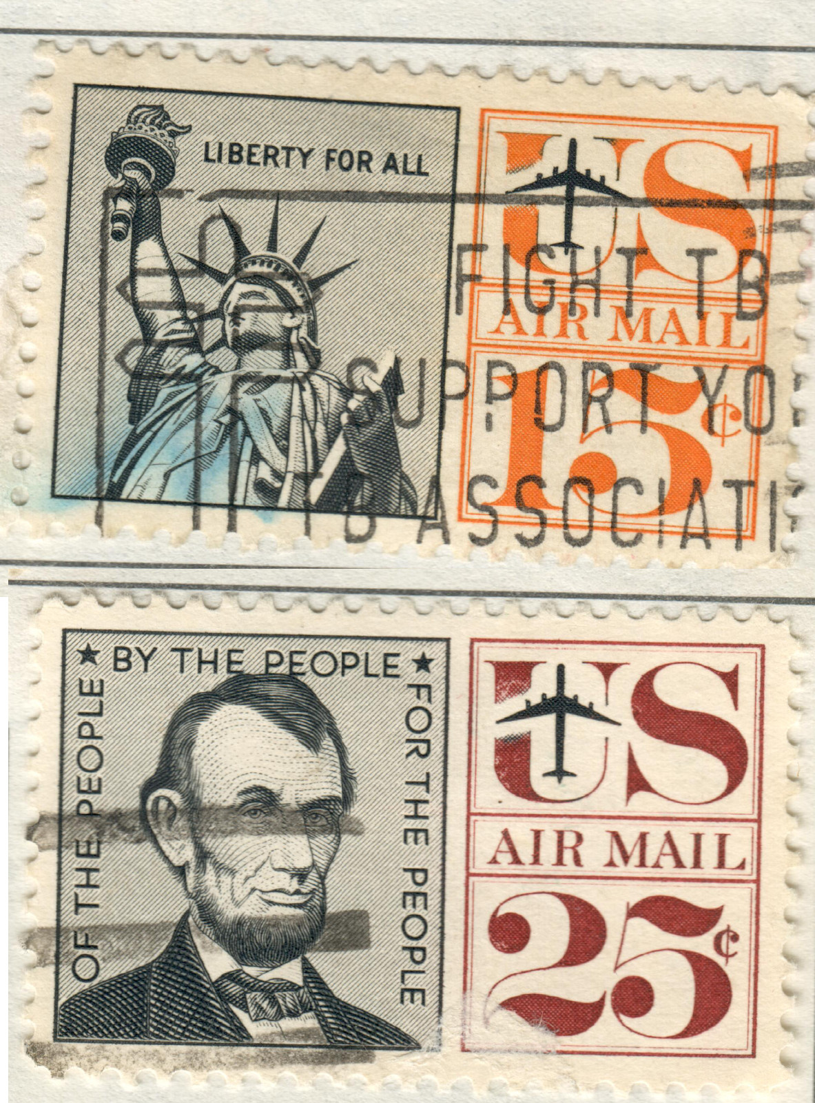 USA – Airmail – 1959 -1960 New Daily Stamps #2