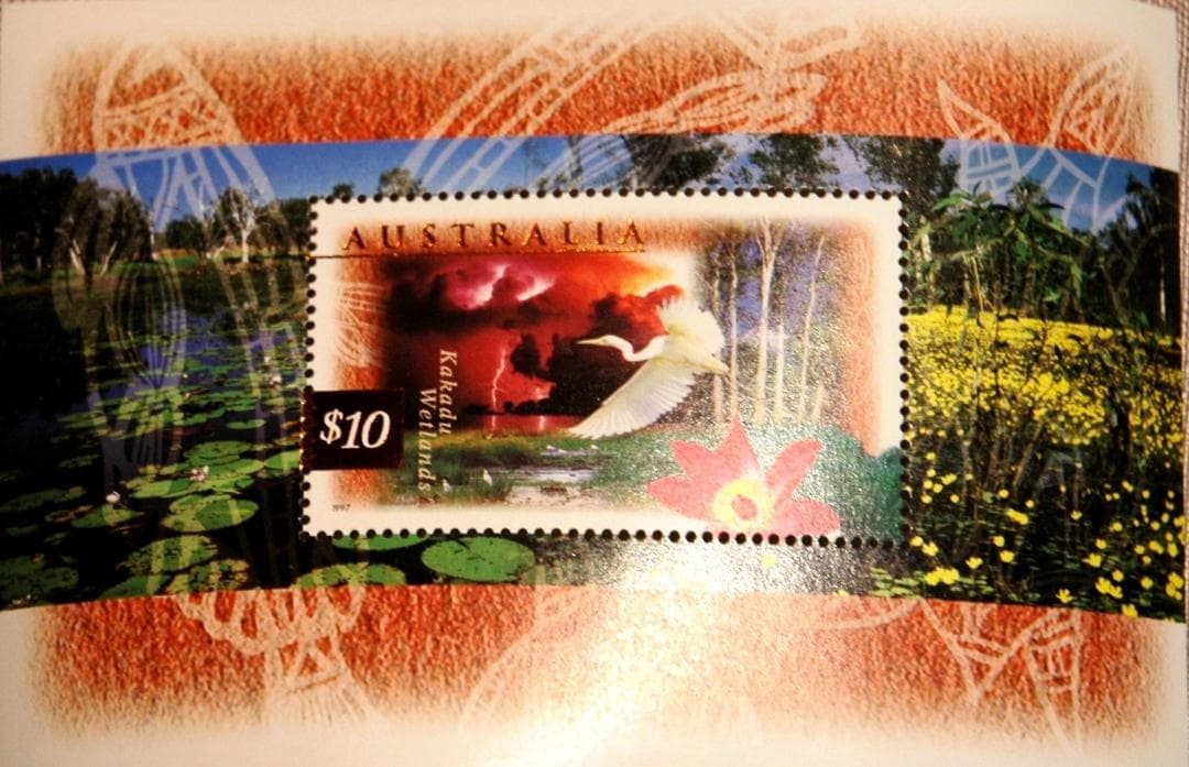 Australia Kakadu National Park Stamp Sheet 1997 Foreign Stamps Kakadu