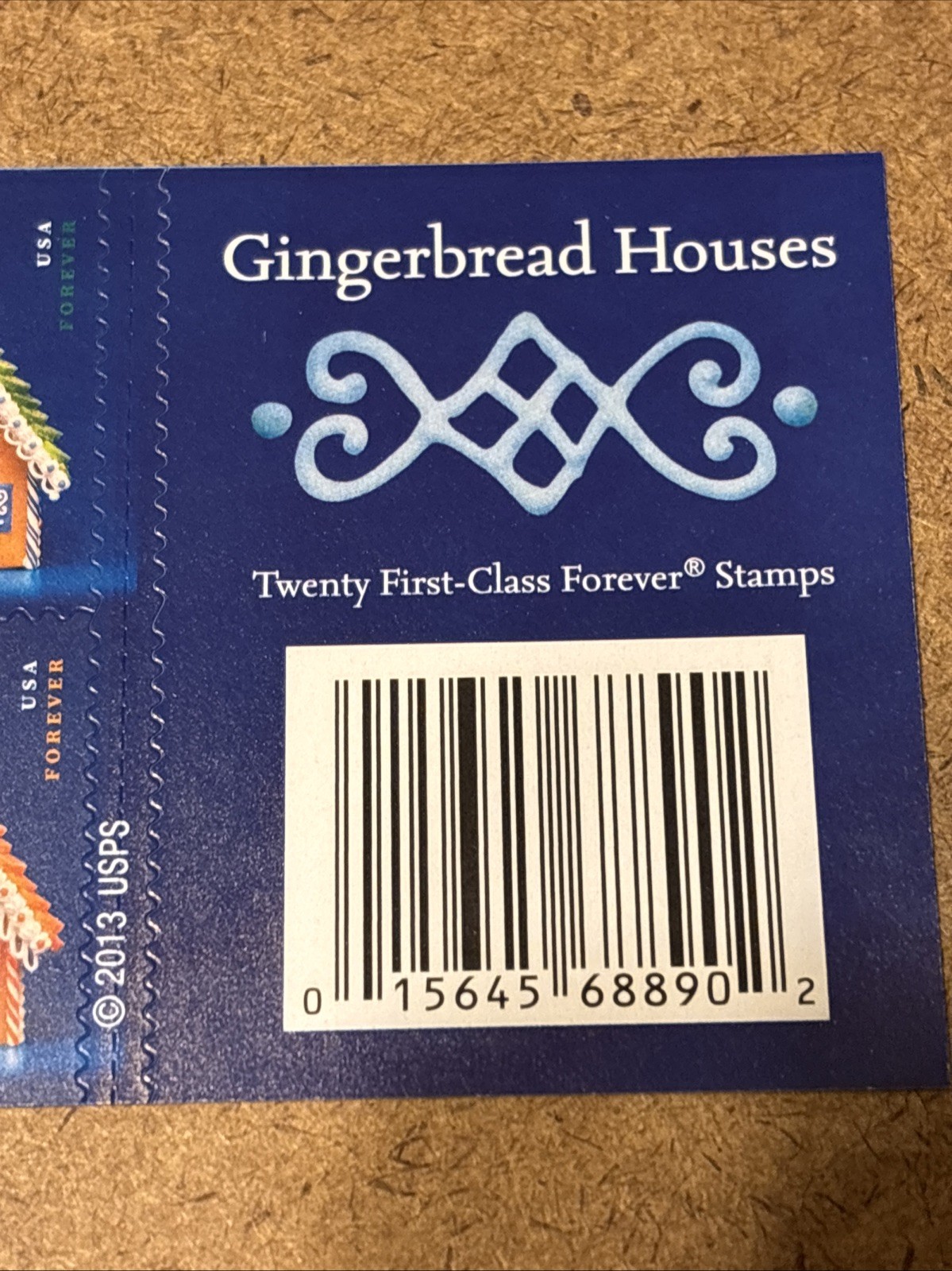 OUT OF PRINT! NEW 2013 GINGERBREAD HOUSES 20 USPS FOREVER STAMPS SHEET MNH XMAS