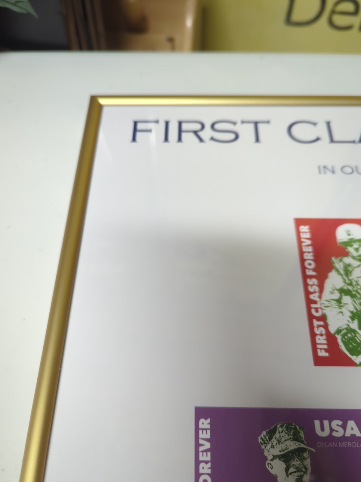 16×20″ First Class Forever In Our Hearts Framed USPS Composite Poster