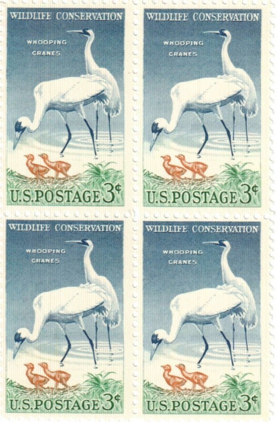 US Whooping Cranes Wildlife Conservation 3¢ Postage Stamp #1098 Pack of 100