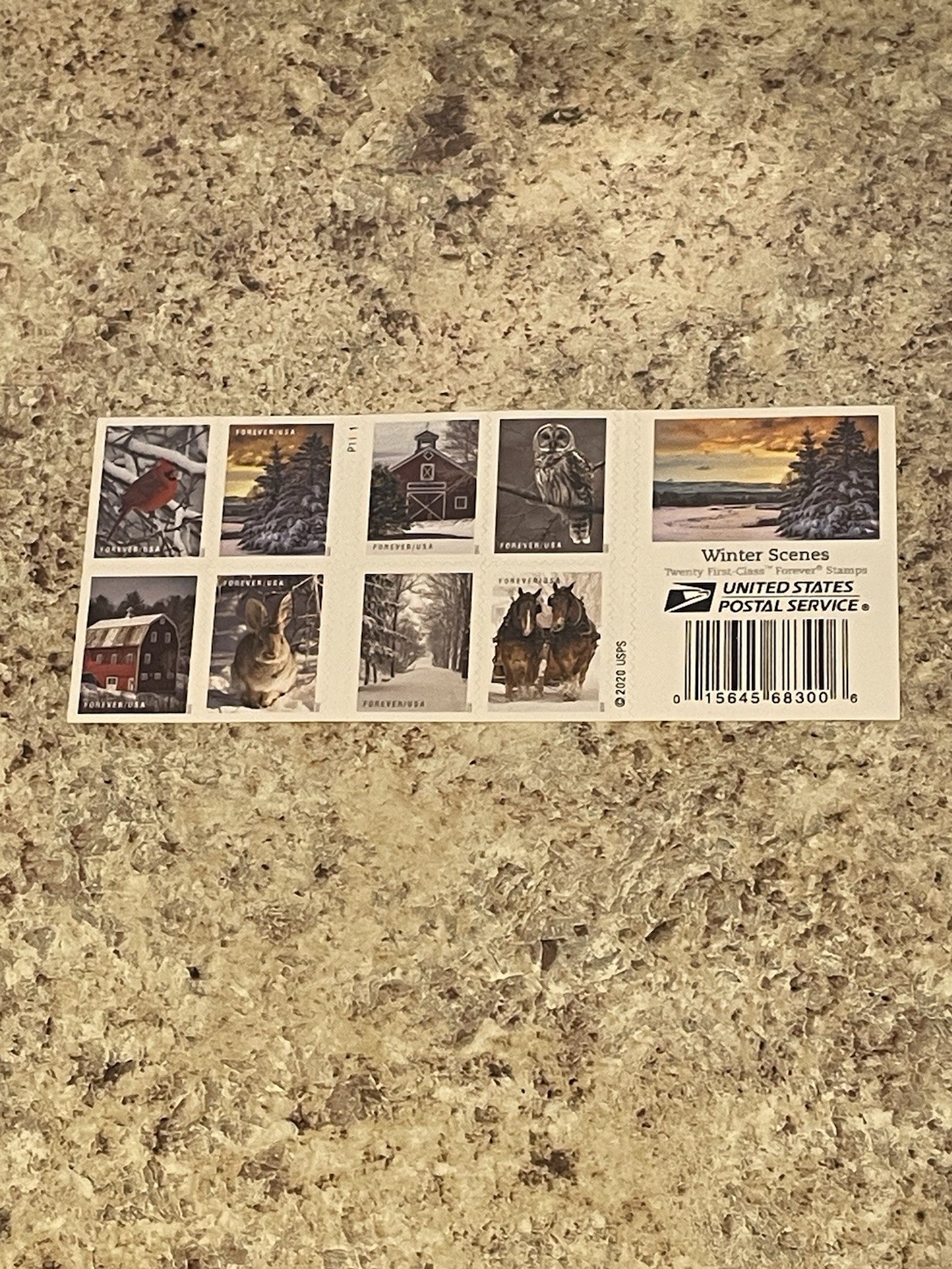 Winter Scenes – USPS Forever Stamps (2020) Booklet Of 20 MNH