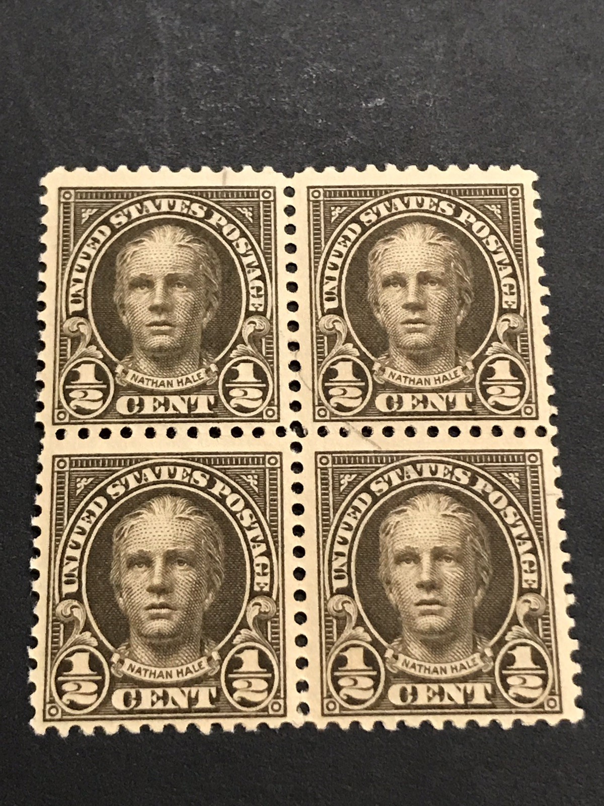 Scott #551 Nathan Hale Block Of 4 Perf 11. MNH OG
