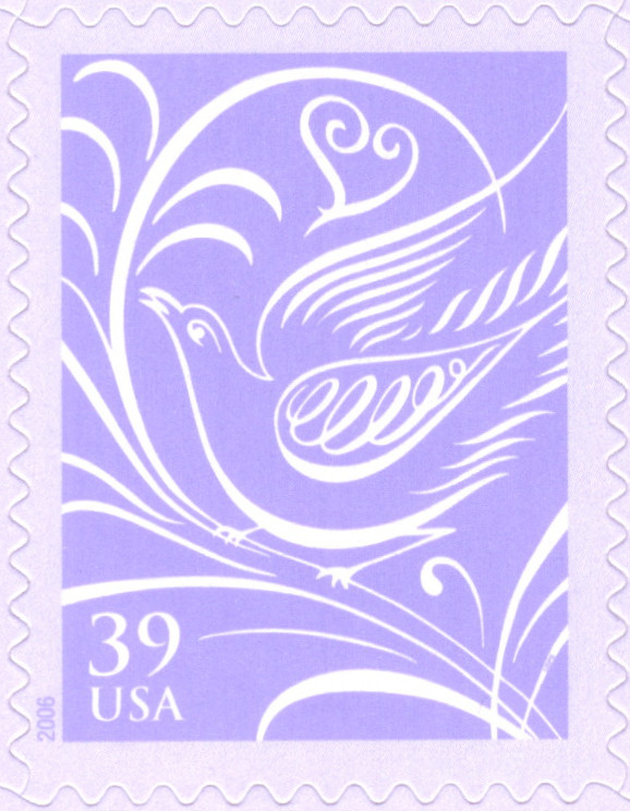 USA 2006 OUR WEDDING STAMPS, 20 STAMPS BOOKLET, 39 CENT, SCOTT 3998 MNH