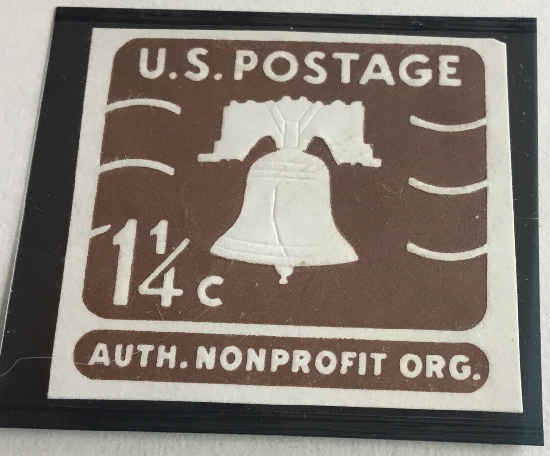 1 1/4 Cent Liberty Bell Envelope Stamp