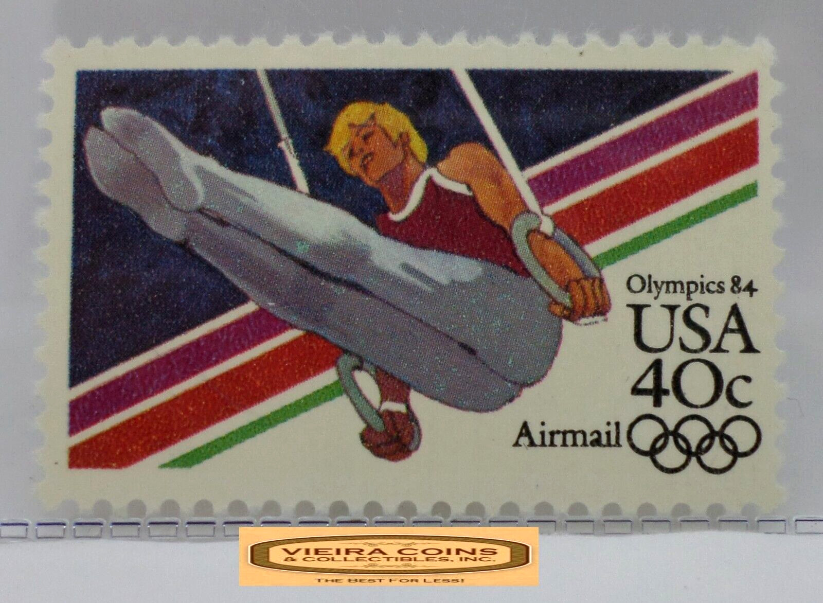 1984 USA Airmail Olympics 40 Cents Stamp – #S40948NQ