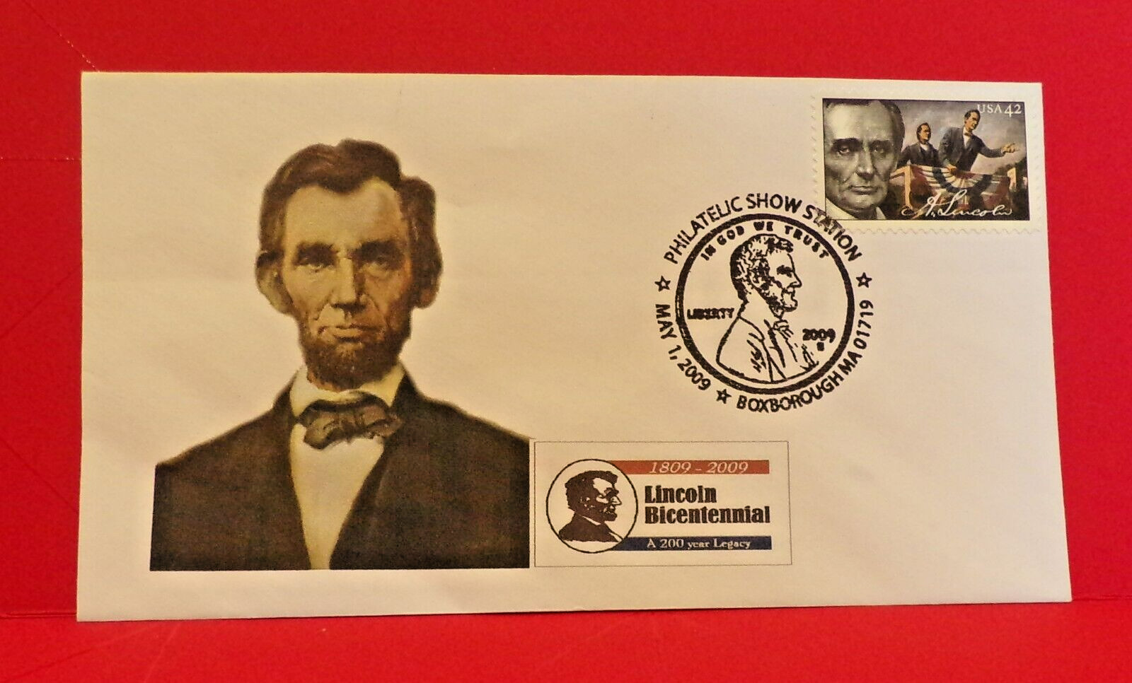 Stamps – 1809-2009, Lincoln Bicentennial, Philatelic Show Station