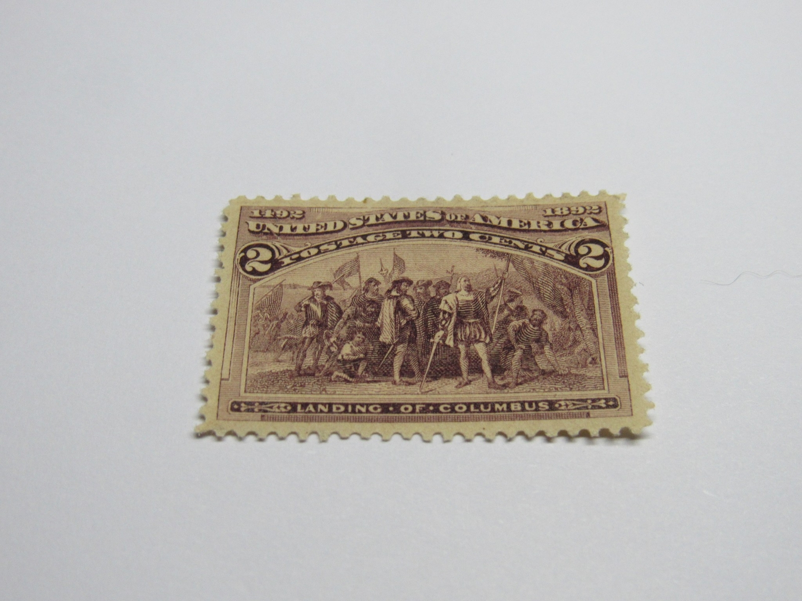 PSE Certified Stamp! 1893 U.S. POSTAGE 2¢ GRADE:VF-XF85 Mint NG Stamp STP-16-IB