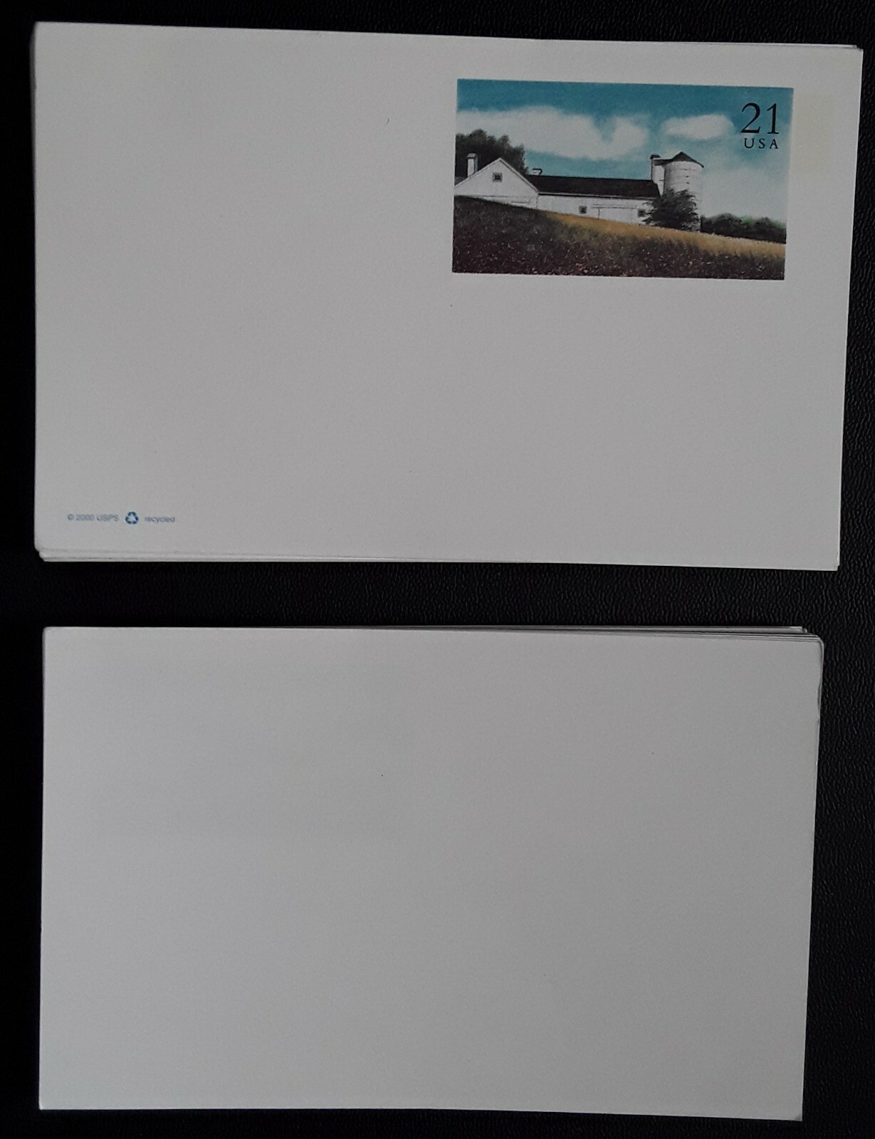 QTY of 65 – USPS 21 Cent Farm Post Card – Year 2000 – Unused