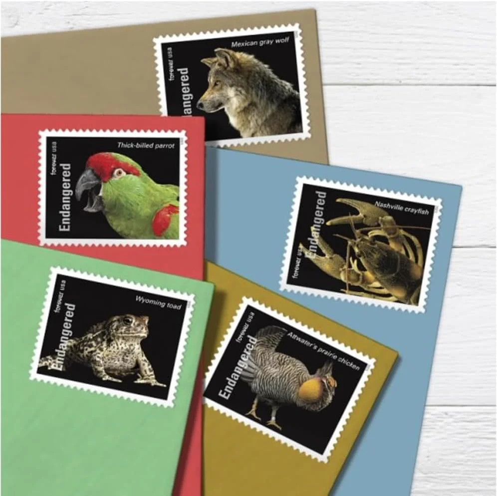 USPS Endangered Species First-Class Forever Stamps – Sheet of 20
