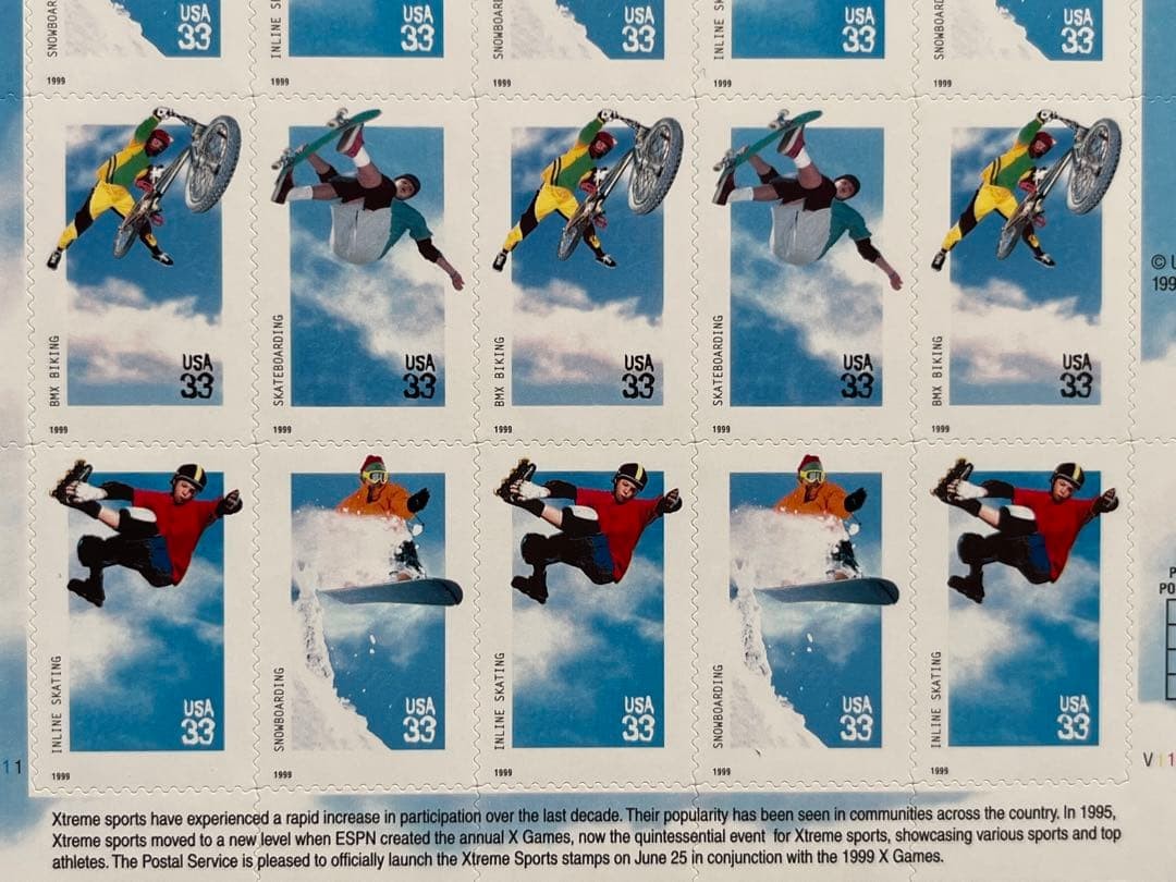Brand New 1998 USPS “Xtreme Sports”