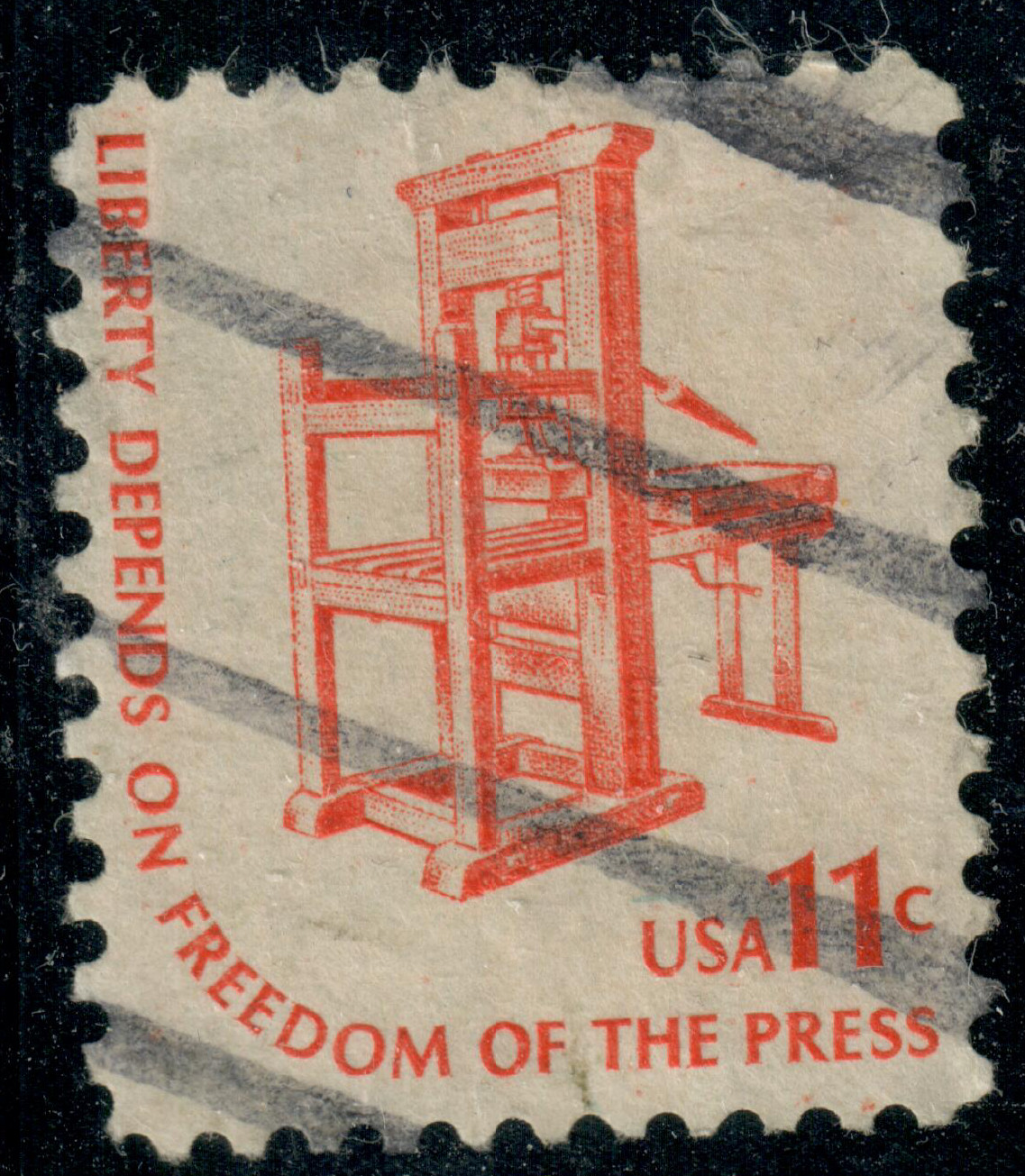 USA – 1975 – Americana Issue – Printing Press – 11¢ – #3529