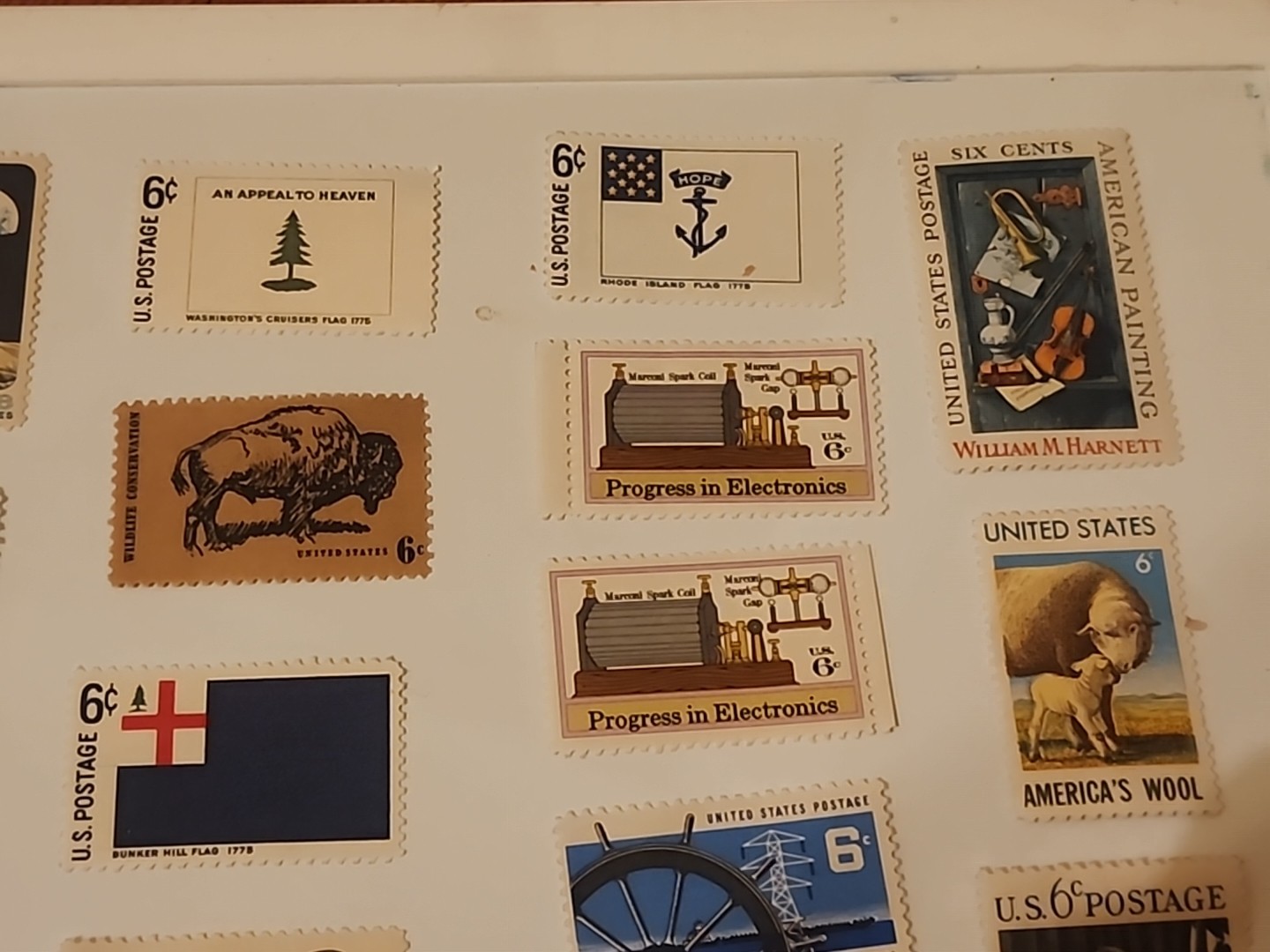 Vintage Mixed Lot of 105 Unused 13 & 6 Cent U.S. Post Office Postage Stamps