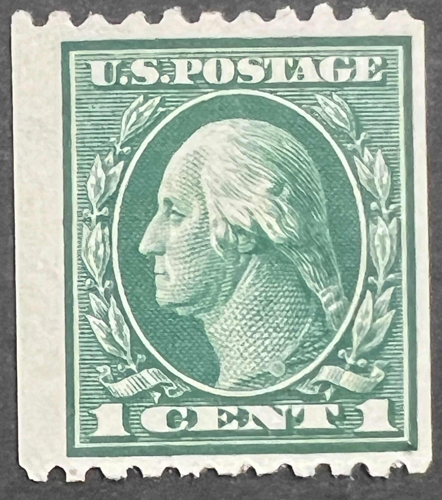 Scott#: 441 – George Washington 1¢ 1914 BEP single stamp MLHOG – Lot B3