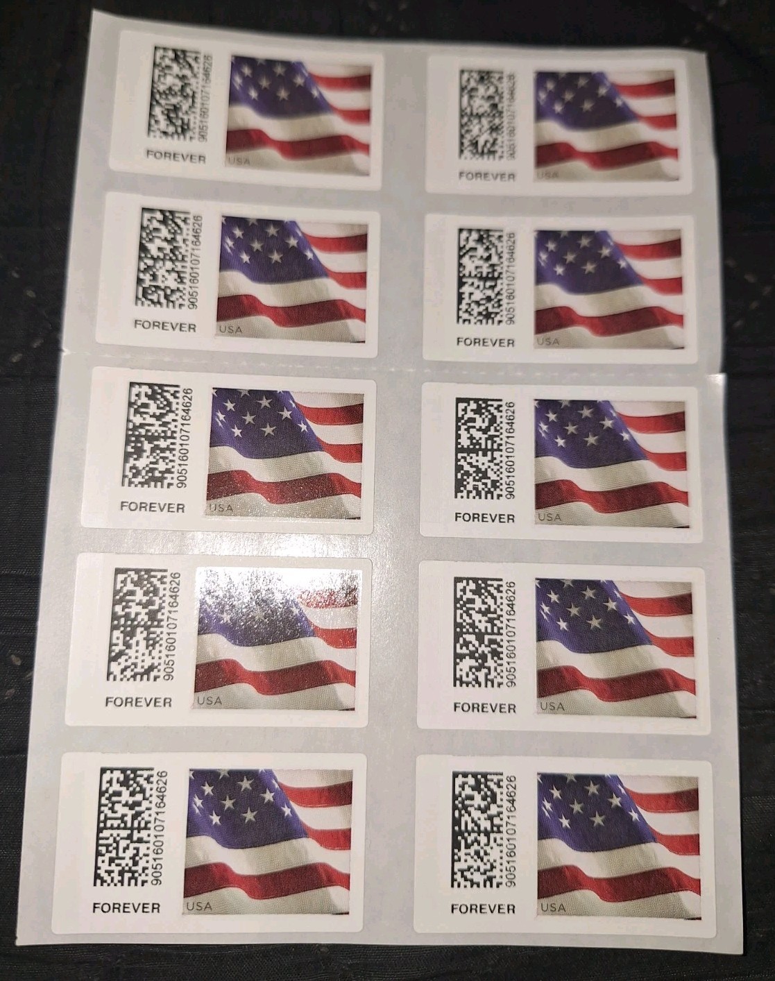 Forever Stamps 25% discount-self adhesive .60 each Set of 10 Per Sheet. Fast Shp