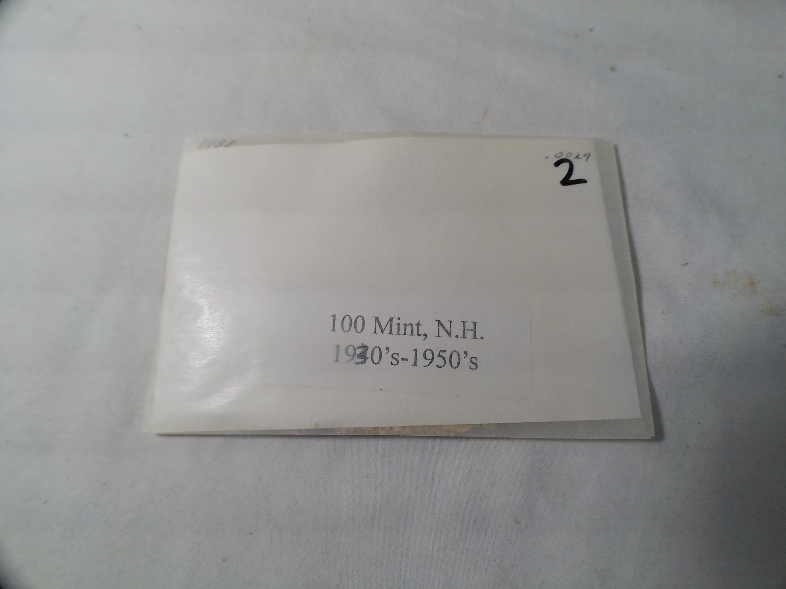 Envelope of 100 Vintage Mint Never Hinged Stamps from 1930-1950 #2