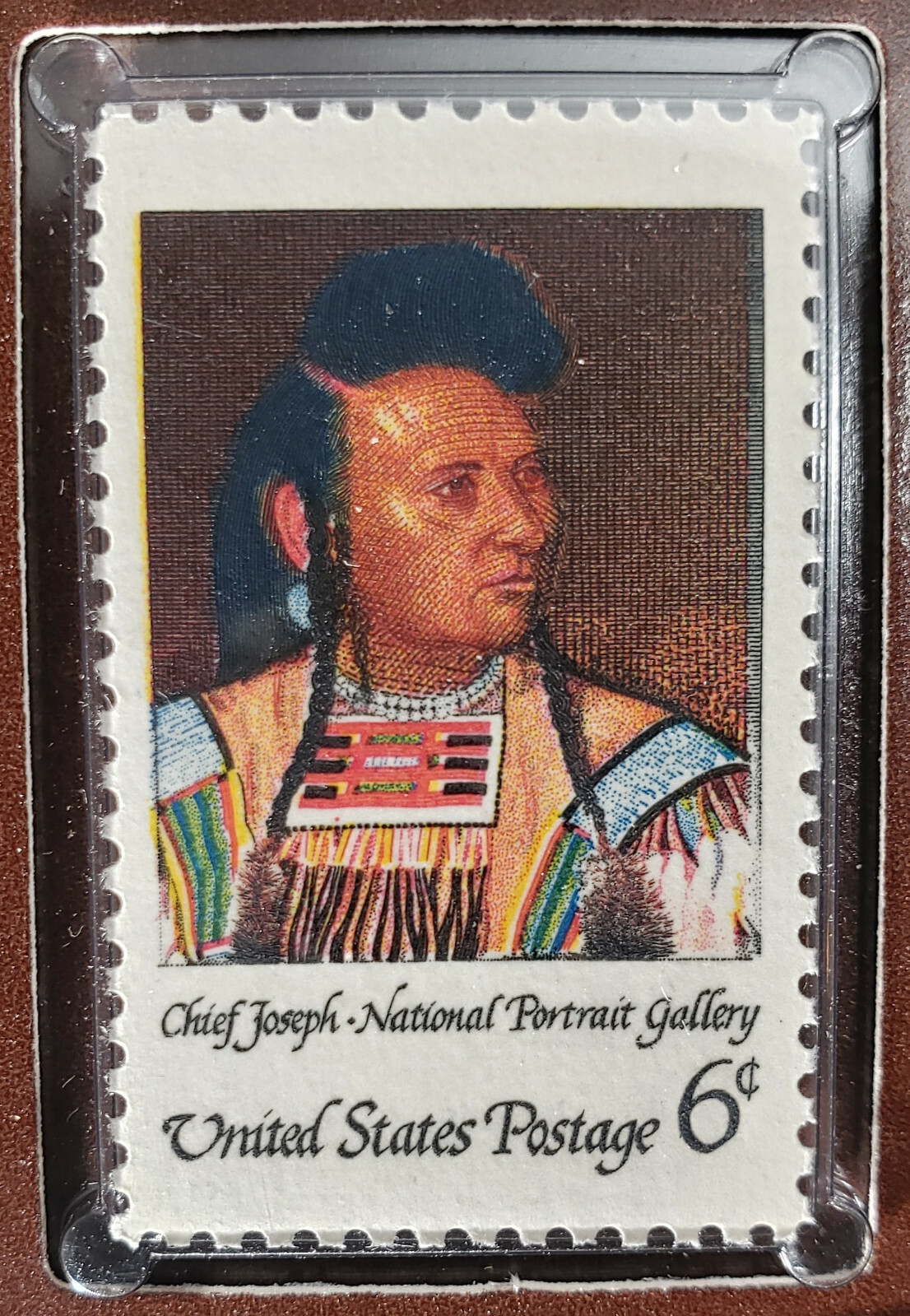 chief joseph american indian 6c stamp issued 1968 mint unused