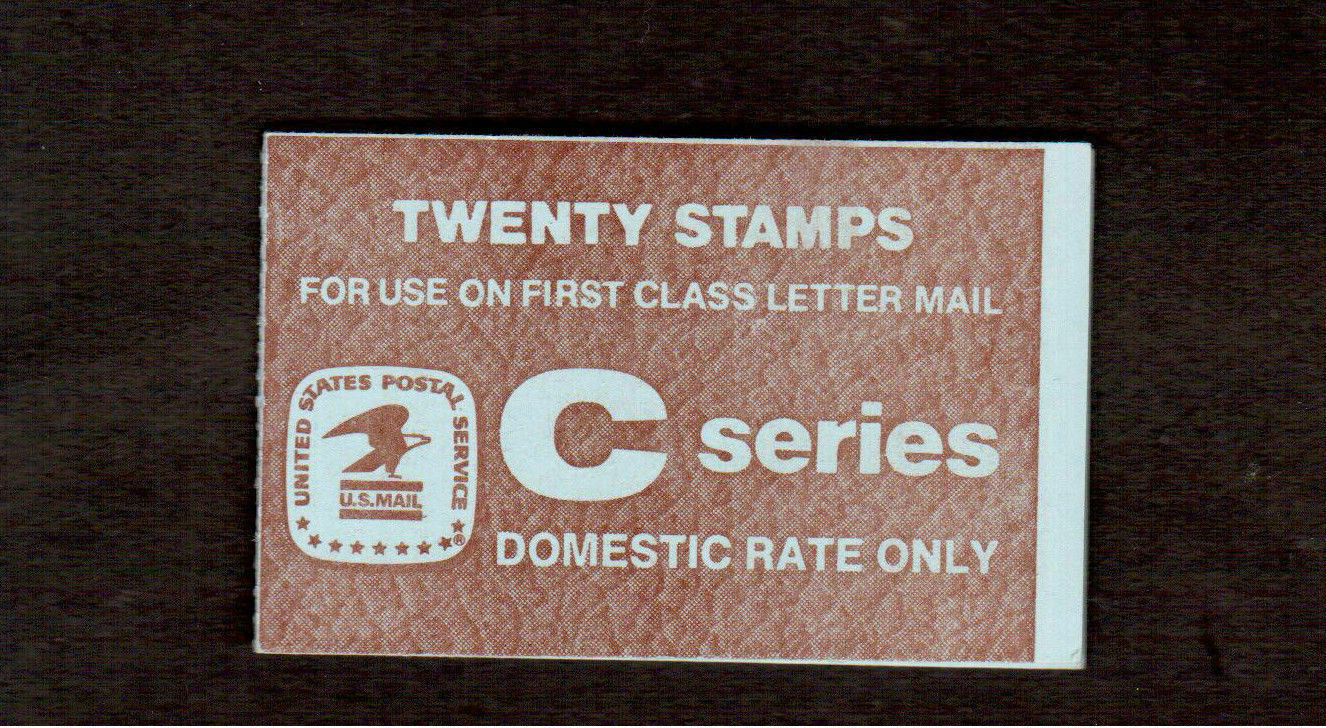 STAMPS Full Booklet of 20 # 1948a BK141 “C” (20c) NONDENOMINATED SERIES 1981