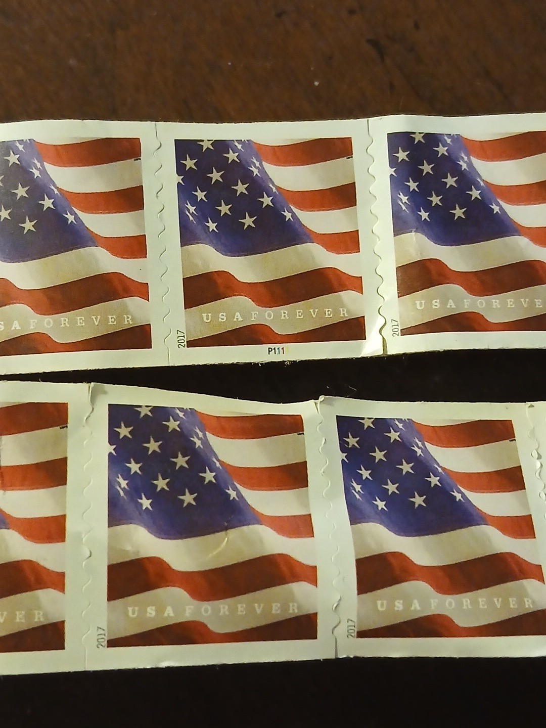 USA Forever 2017 American Flag Stamps (39) Total