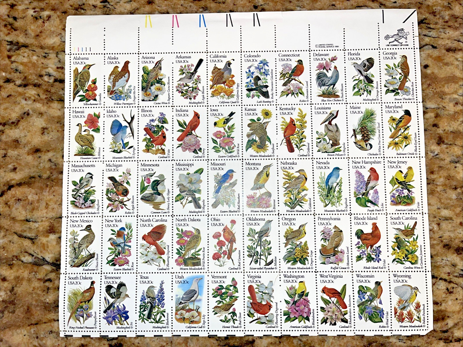 Lot of 150 Unused 22/20/25 Stamps US Postage Sheets VG Condition, $33 Face Value