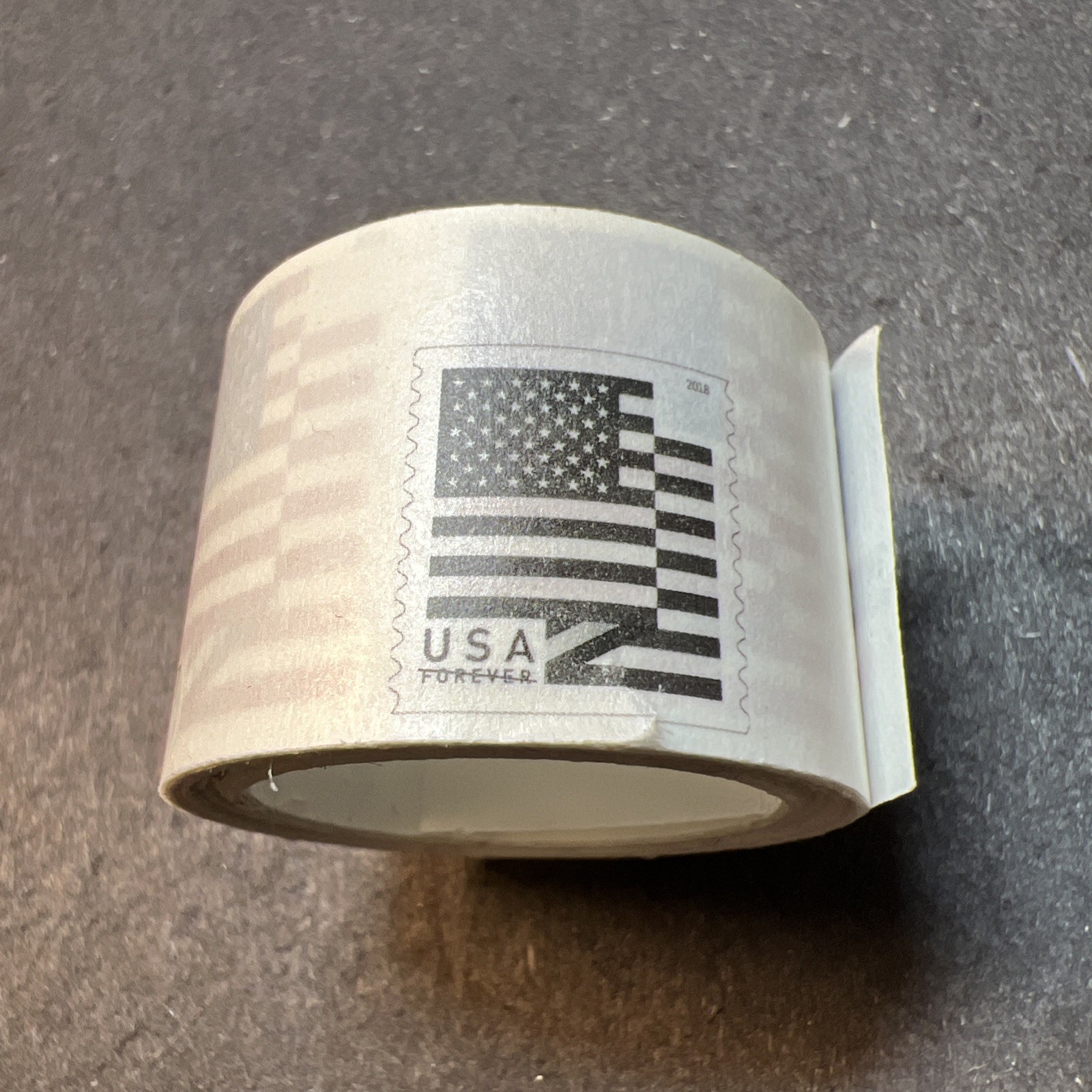Scott#5261-1 Coil Roll Of 100 USPS Forever BCA Flag Stamps 2018-US