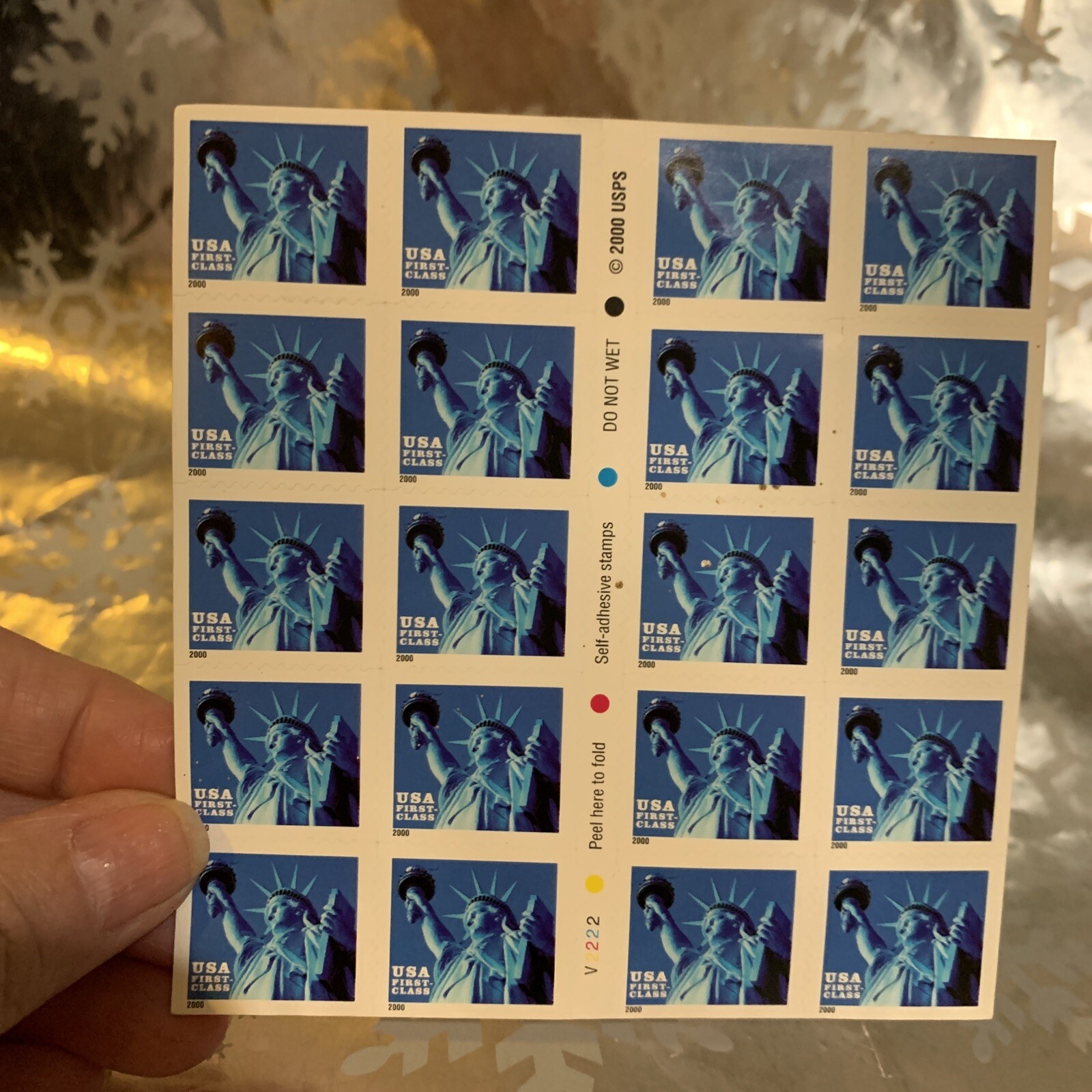 ❤️BOOKLET OF 20 STATUE OF LIBERTY STAMPS 34 CENT FACE