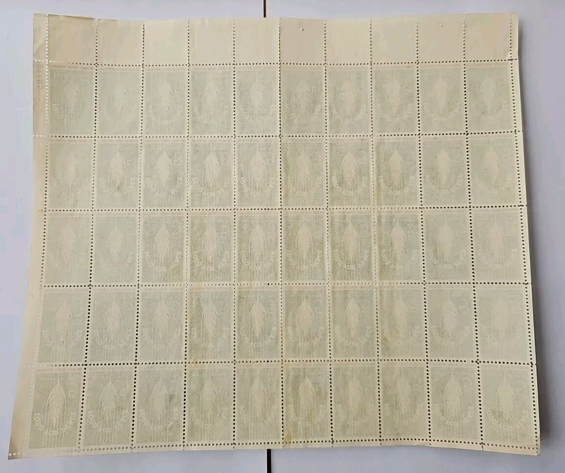 Stamp US Postage 5c 5 Cent Sheet OF 50 Stamps Food For Peace Freedom From Hunger