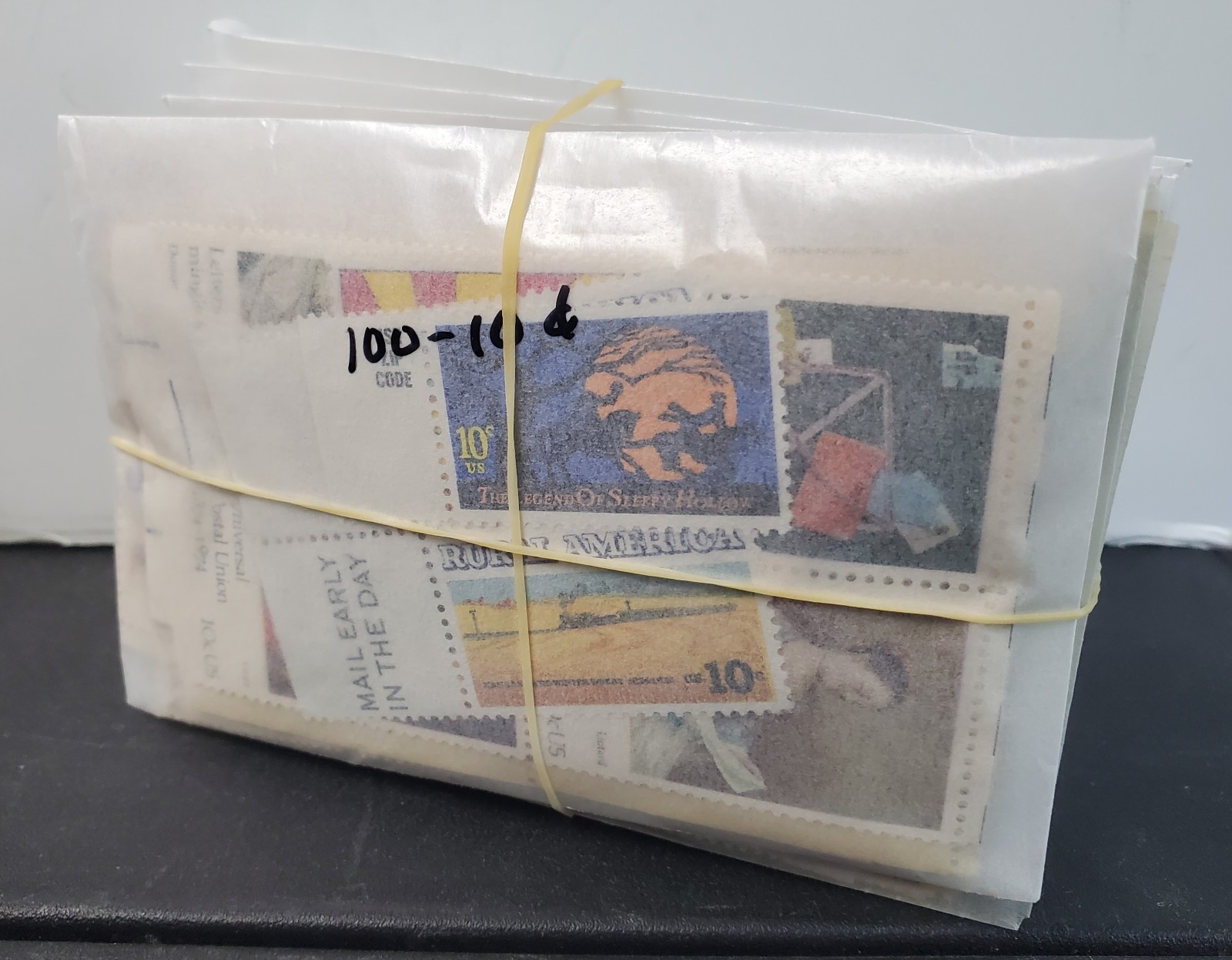 US Discount Bulk Postage – $100 Worth of 10 Cent Stamps, 1000 Stamps Below Face!