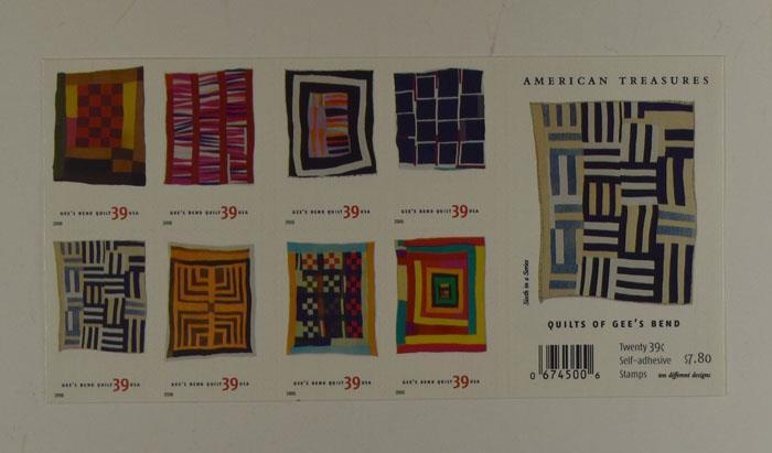 US SCOTT 4089 – 4098b QUILTS OF GEES BEND 39 CENTS FACE STAMPS MNH