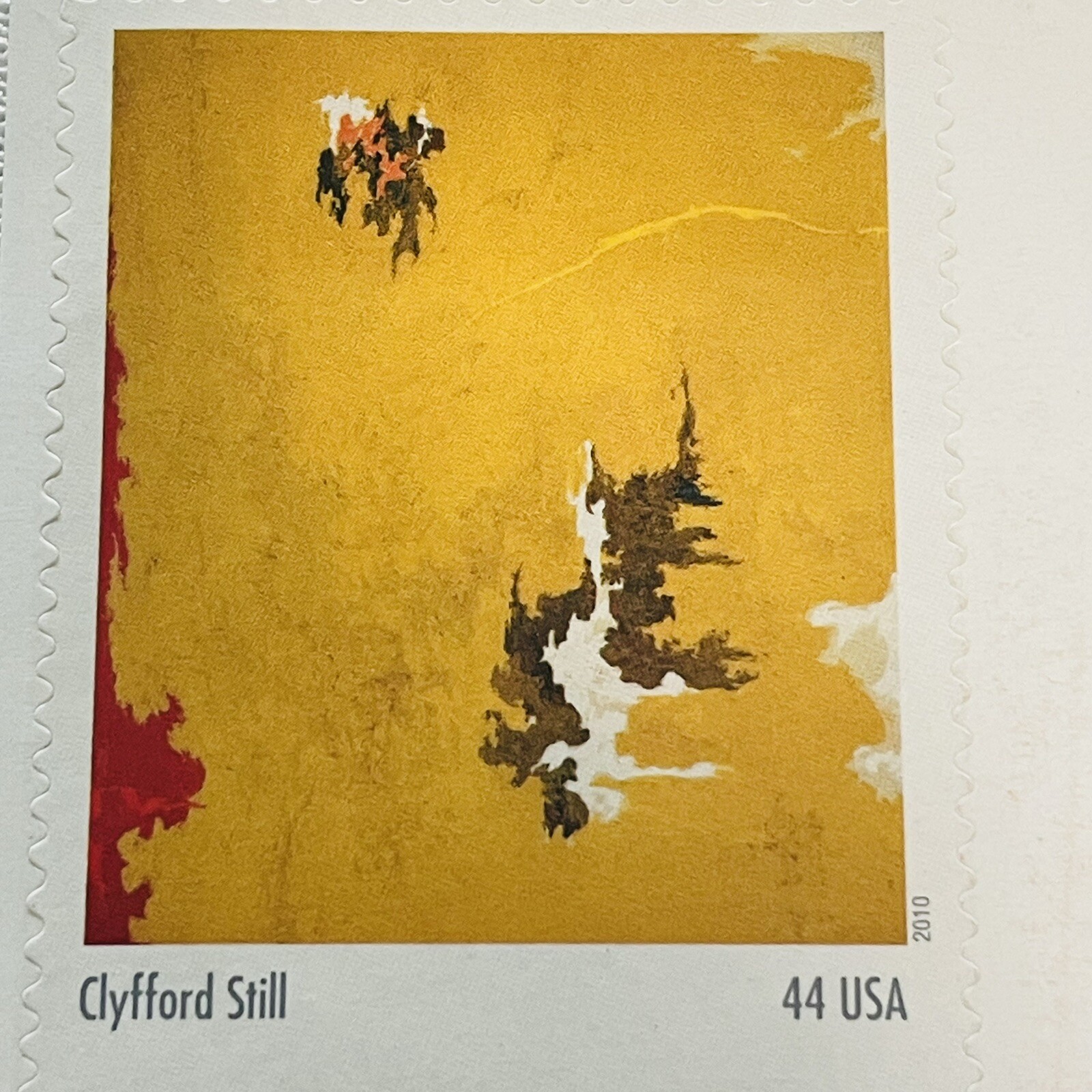 Clyfford Still US .44 Cent Stamps 2010 1948 C Unused