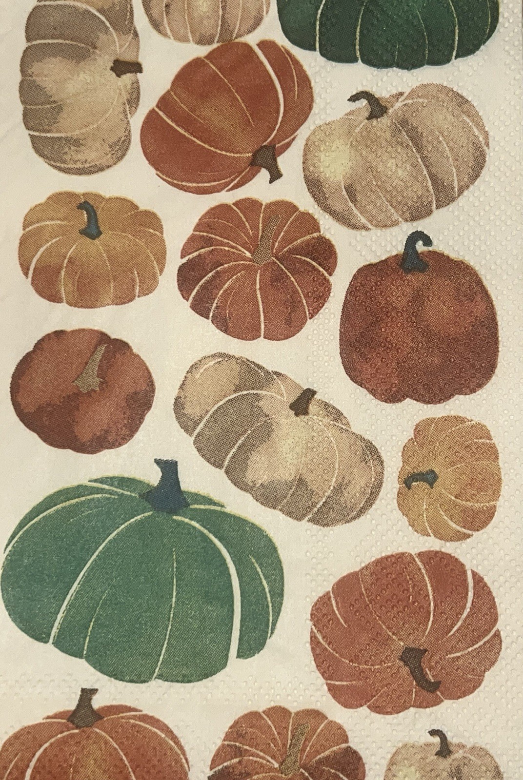 TWO Individual Dinner Decoupage Napkins/autumn/Halloween/pumpkins/fall/ Pumpkin