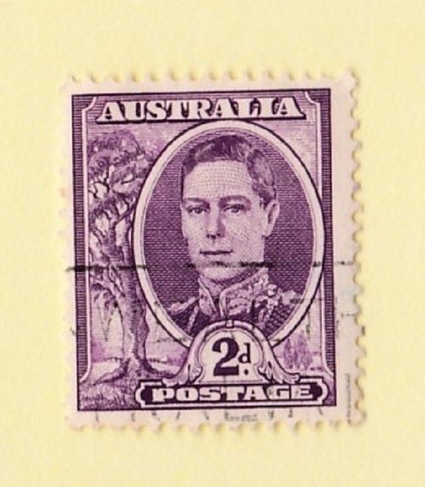 Australia Vintage Postage Stamp Postage 2d