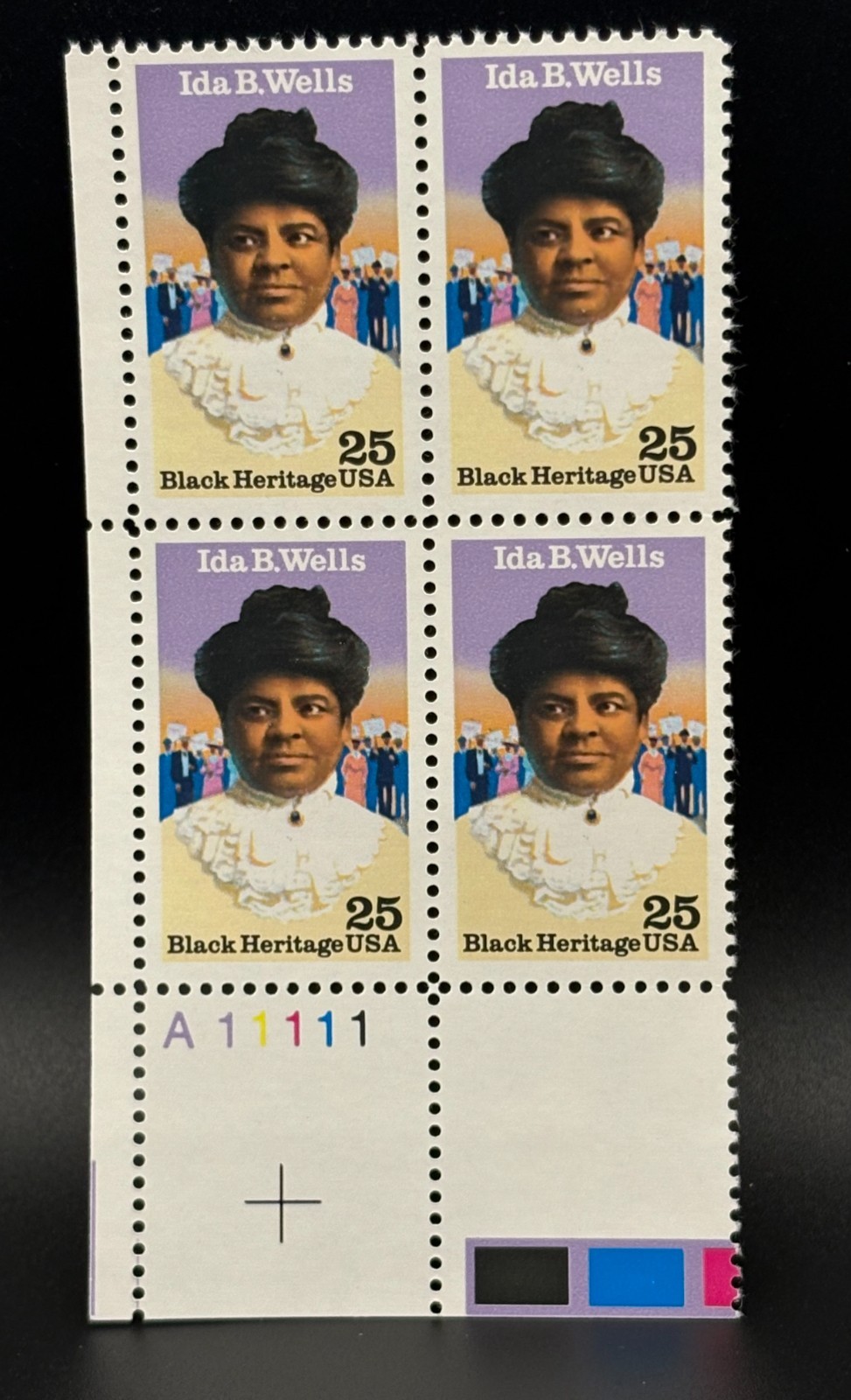 Multiple sets of Plate Block US Postage Stamps from the 90s (2)