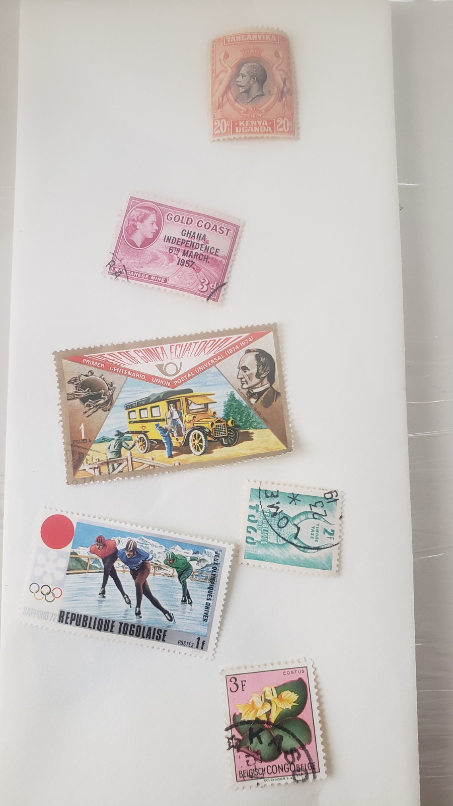 Misclineous stamps from Canada, Europe, New Zealand , Mexico, Australia, etc.
