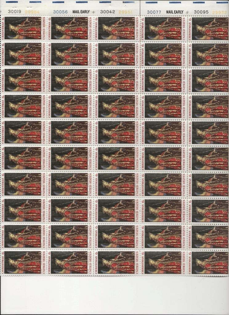 Crazy Deals! Angel Gabriel Christmas stamp full sheet of 50 ONLY $4.95!!