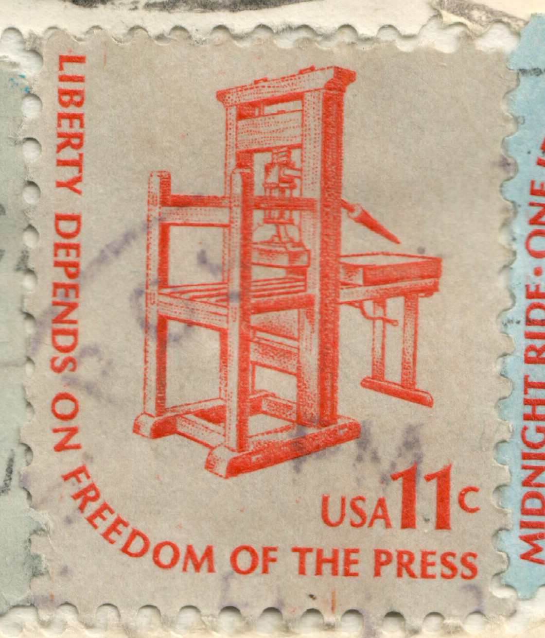 USA – 1975 Americana Issue – Printing Press
