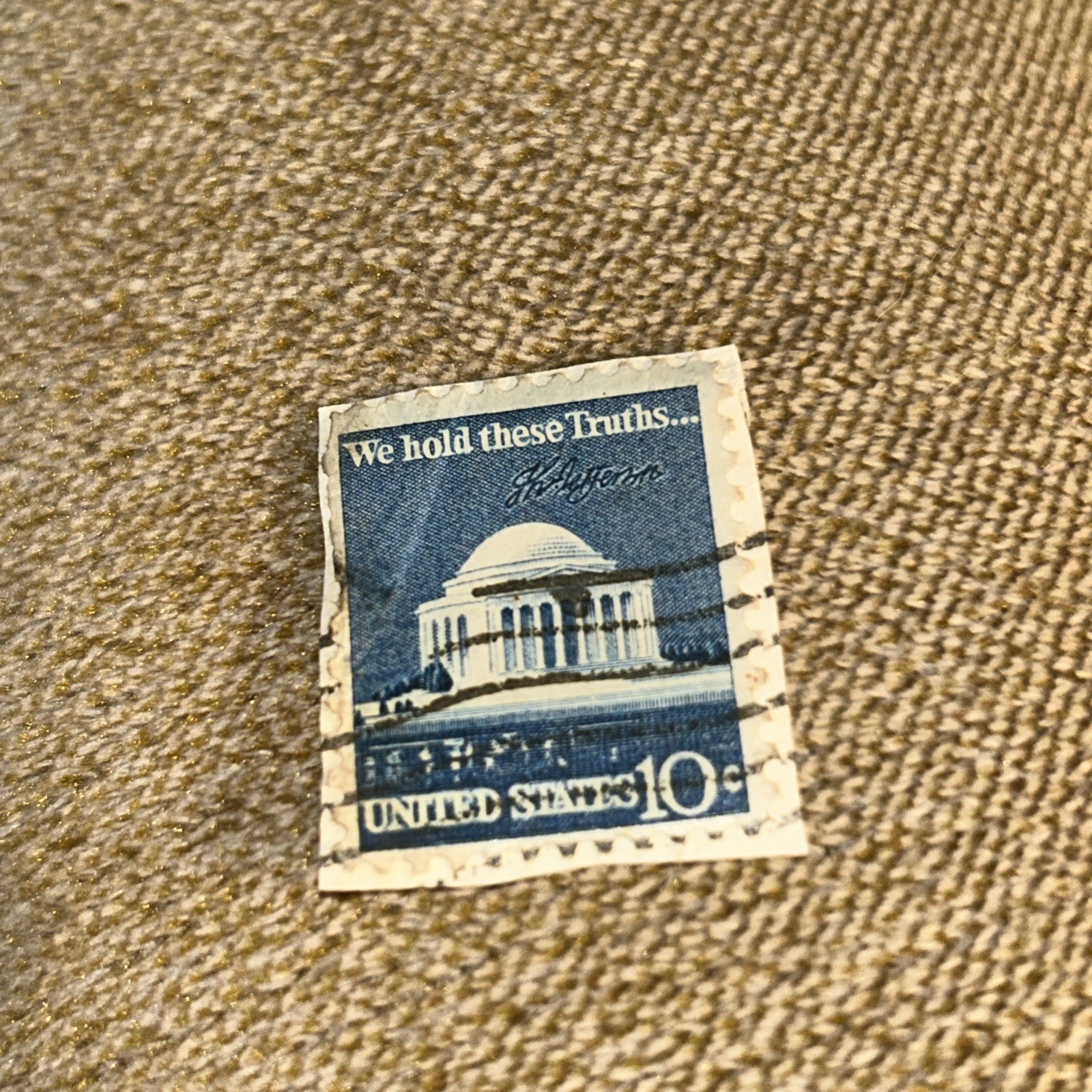 USA – 1973 – Jefferson Memorial – Coil Stamp – 10¢ – #3476