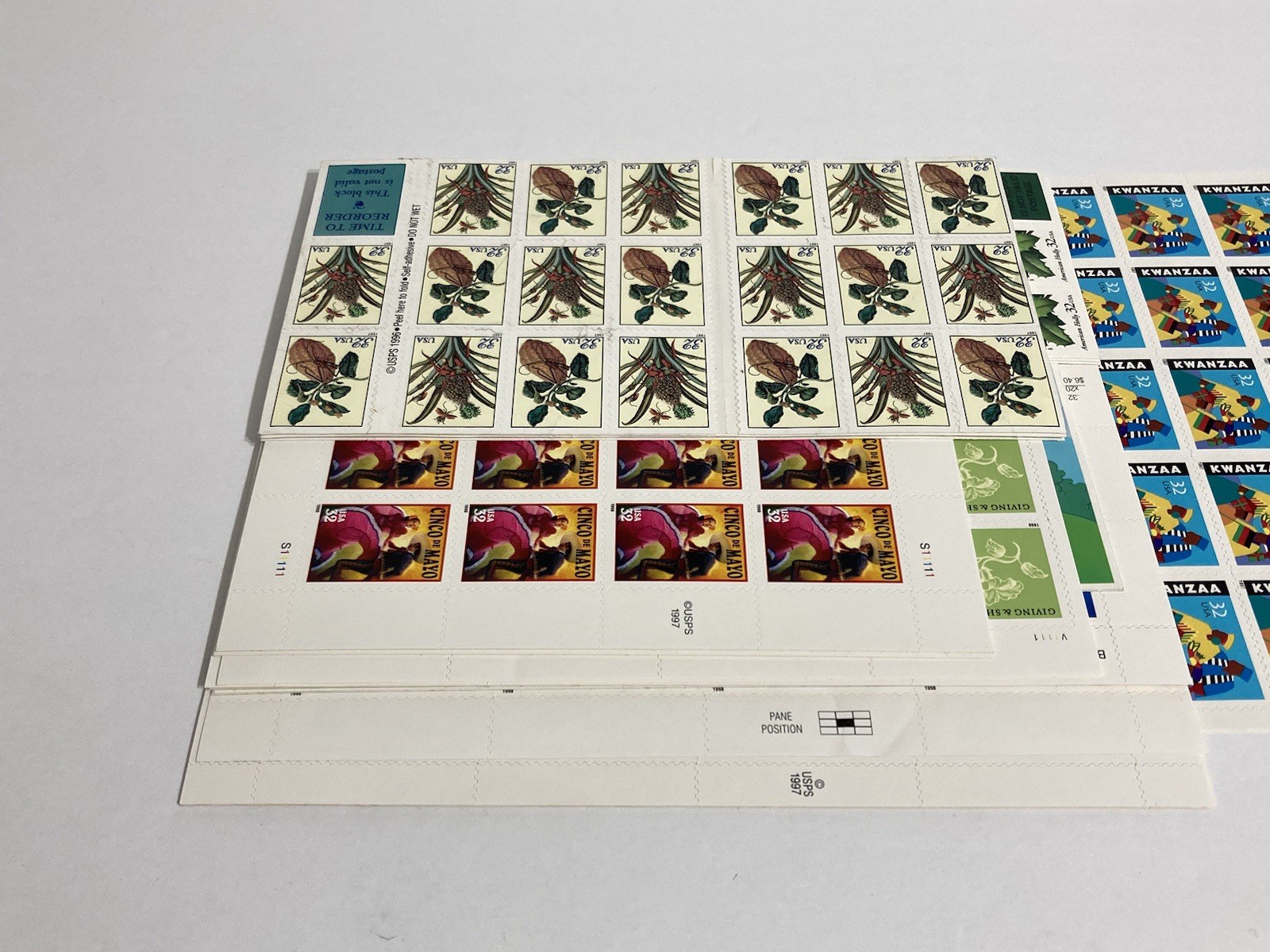 Lot of US Stamp 32 Cent Booklets with Face Value of $211.20