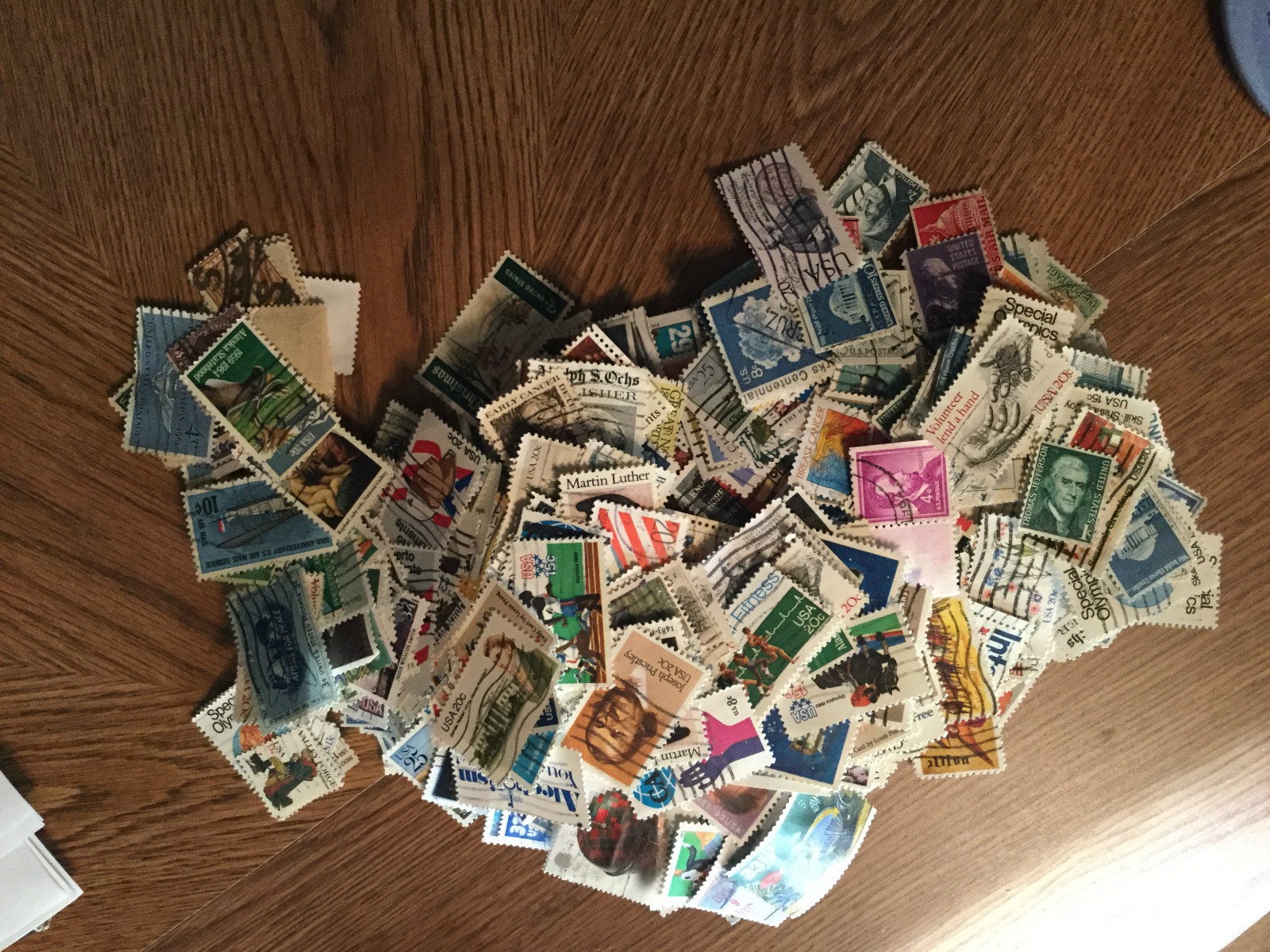 Off Paper US Postage Stamp Charity Mixture
