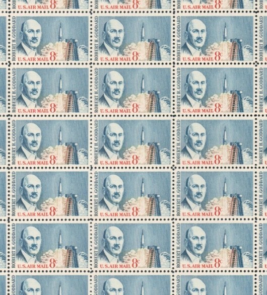United States 8¢ Robert H Goddard Rocket Air Mail Postage Stamp #C69 Pack of 100