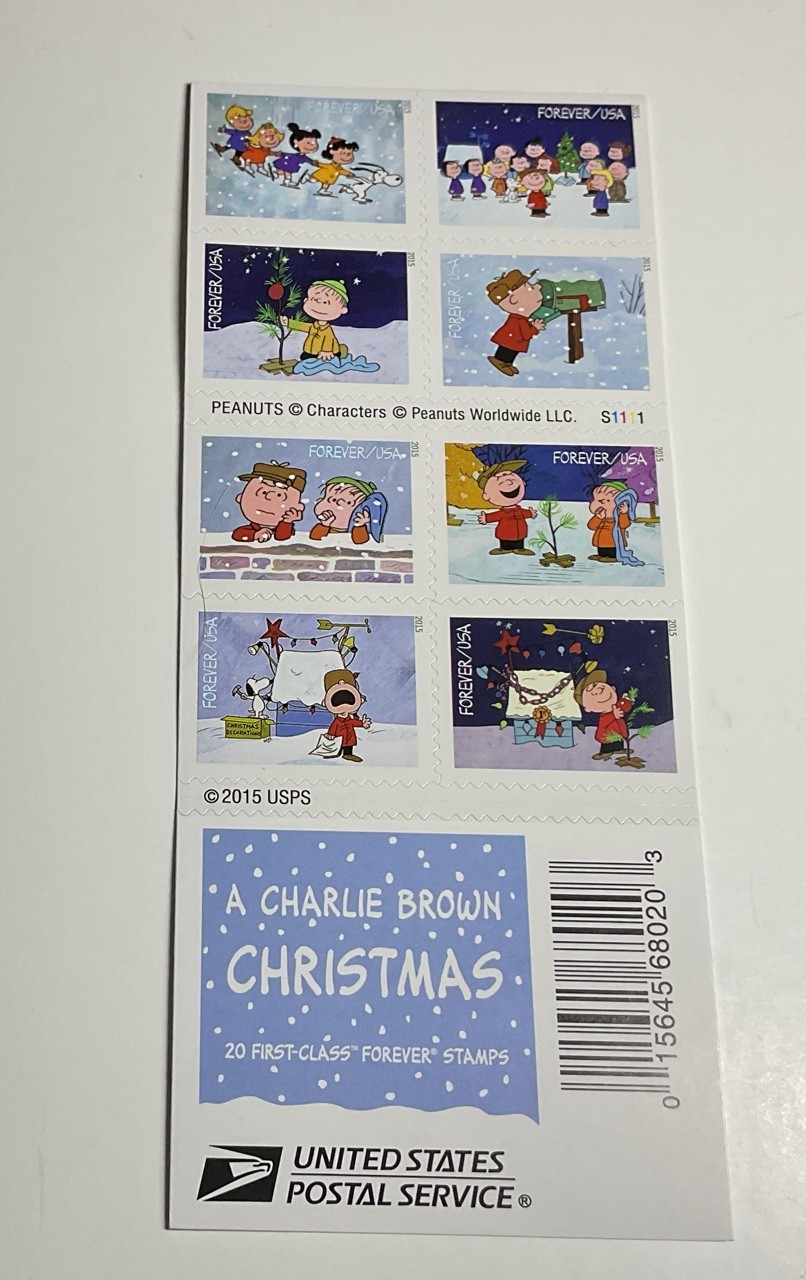 Authentic USPS sheet OF 20 FOREVER STAMPS (RETIRED DESIGNS) CHARLIE BROWNS…