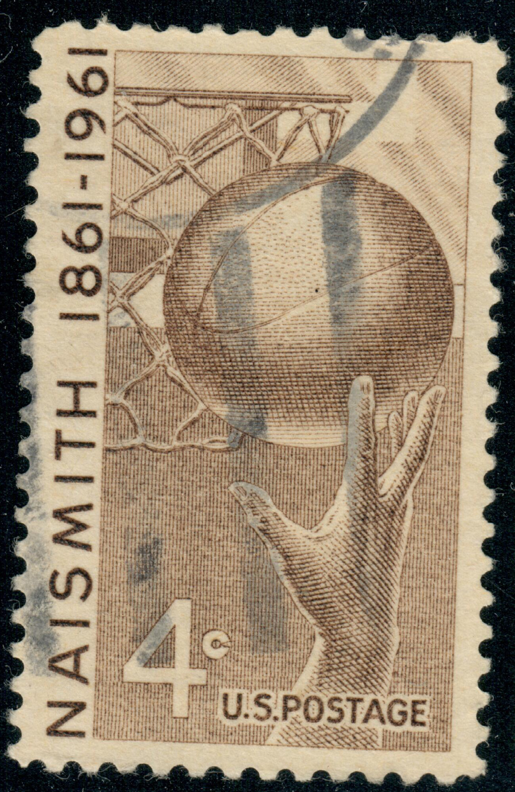 USA – 1961 – James Naismith – Basketball Inventor – 4¢ – #3086