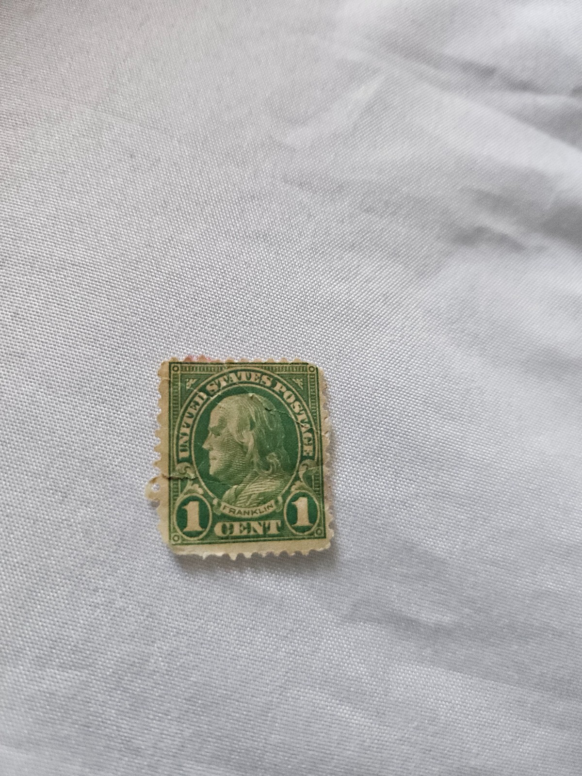 Very Rare 1 Cent Stamp, Very Good Condition