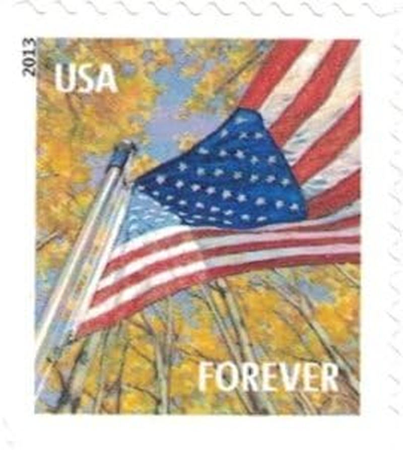 Flags for All Seasons Forever Stamps 100 Stamps (5 Books of 20)