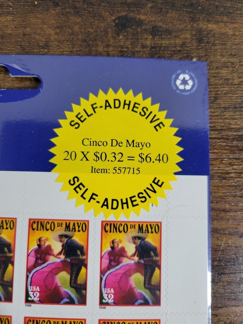USPS Cinco De Mayo 32 Cents Factory Sealed