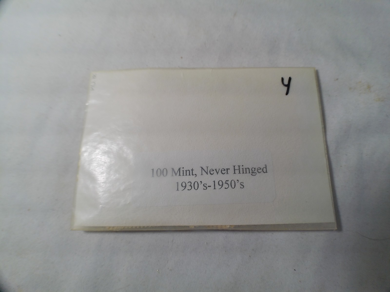 Envelope of 100 Vintage Mint Never Hinged Stamps from 1930-1950 #4