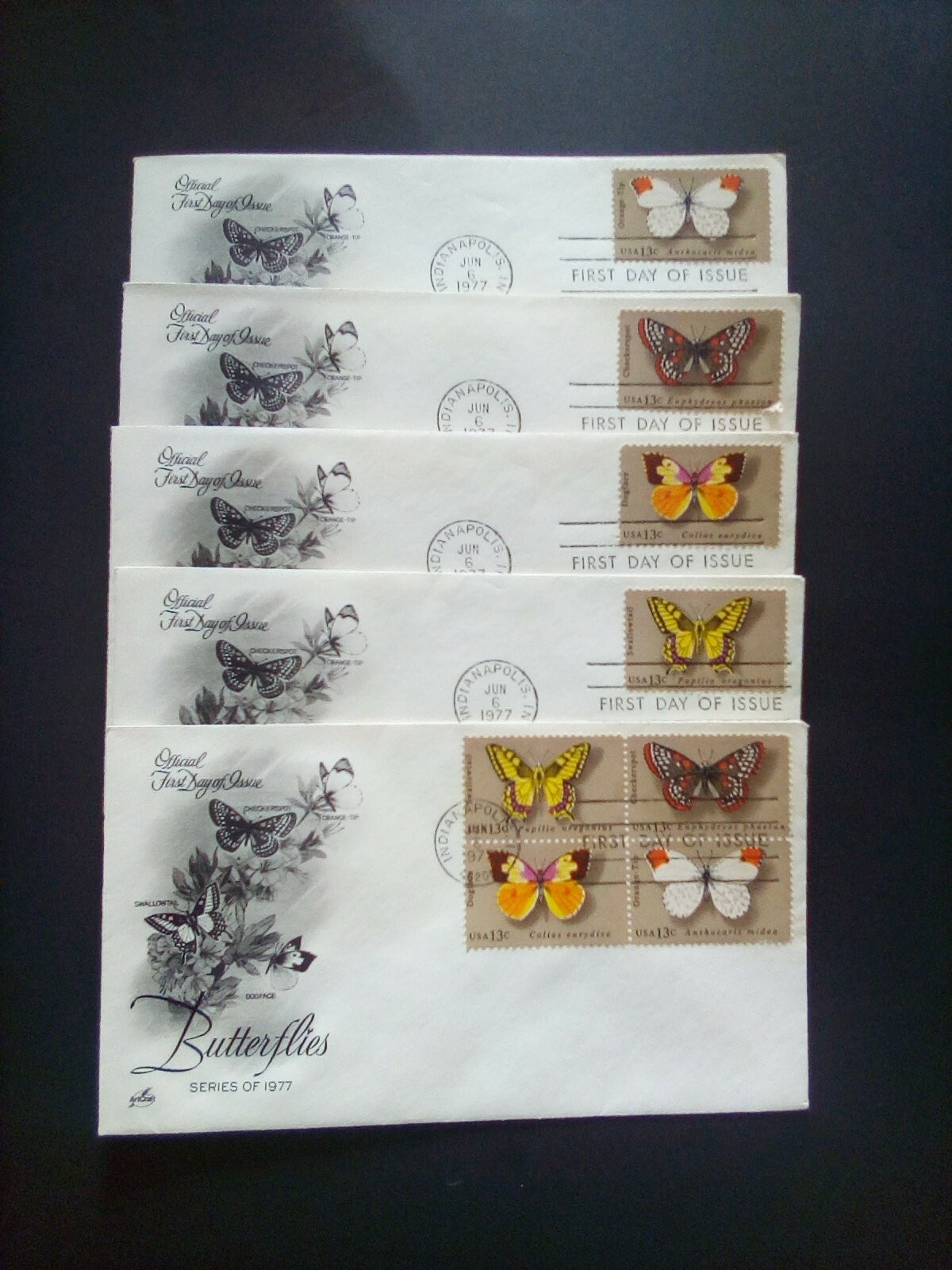 Stamps First Day Covers Butterflies