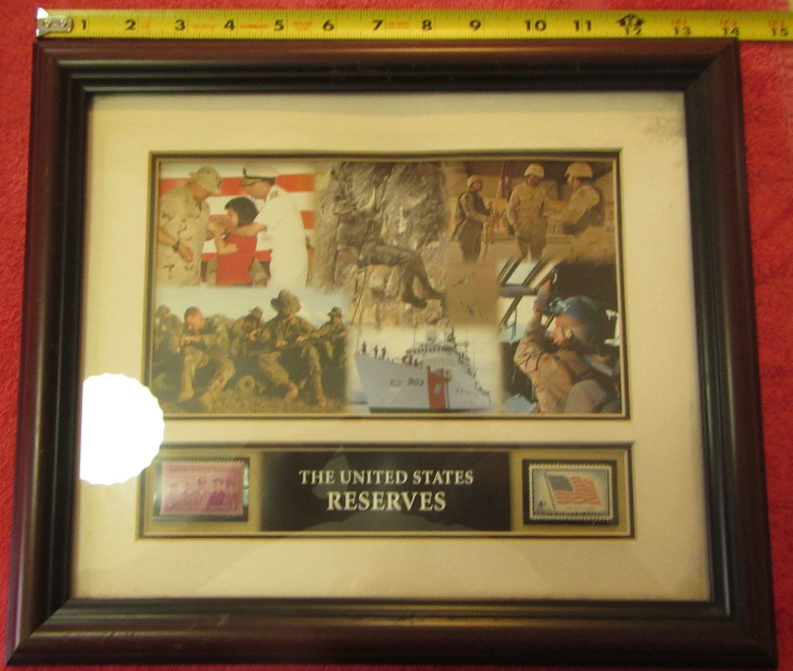 USPS Commemorative The United States Reserves Framed Postage Stamps