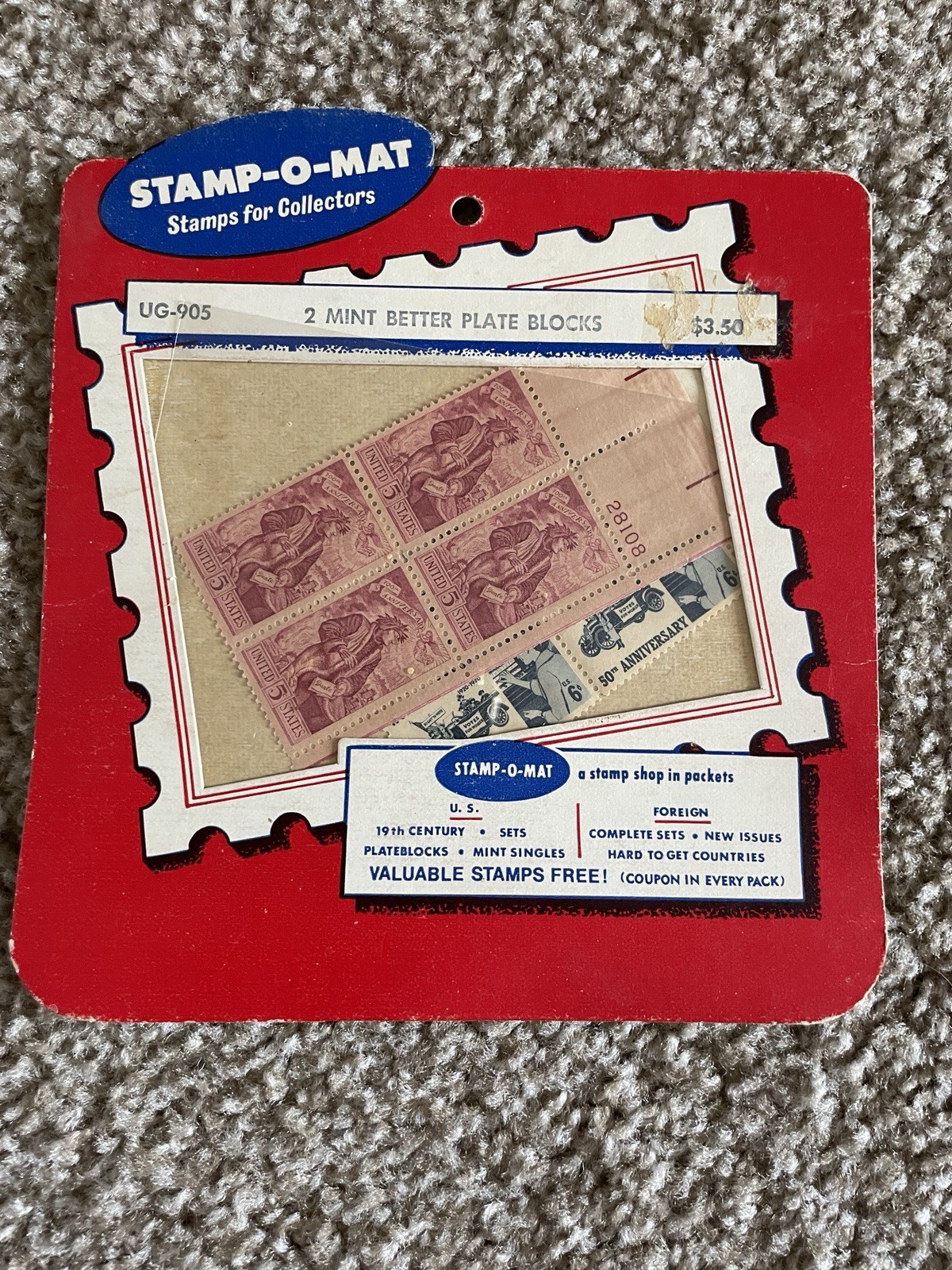 Stamp O Mat Stamps For Collectors Vintage Stamps