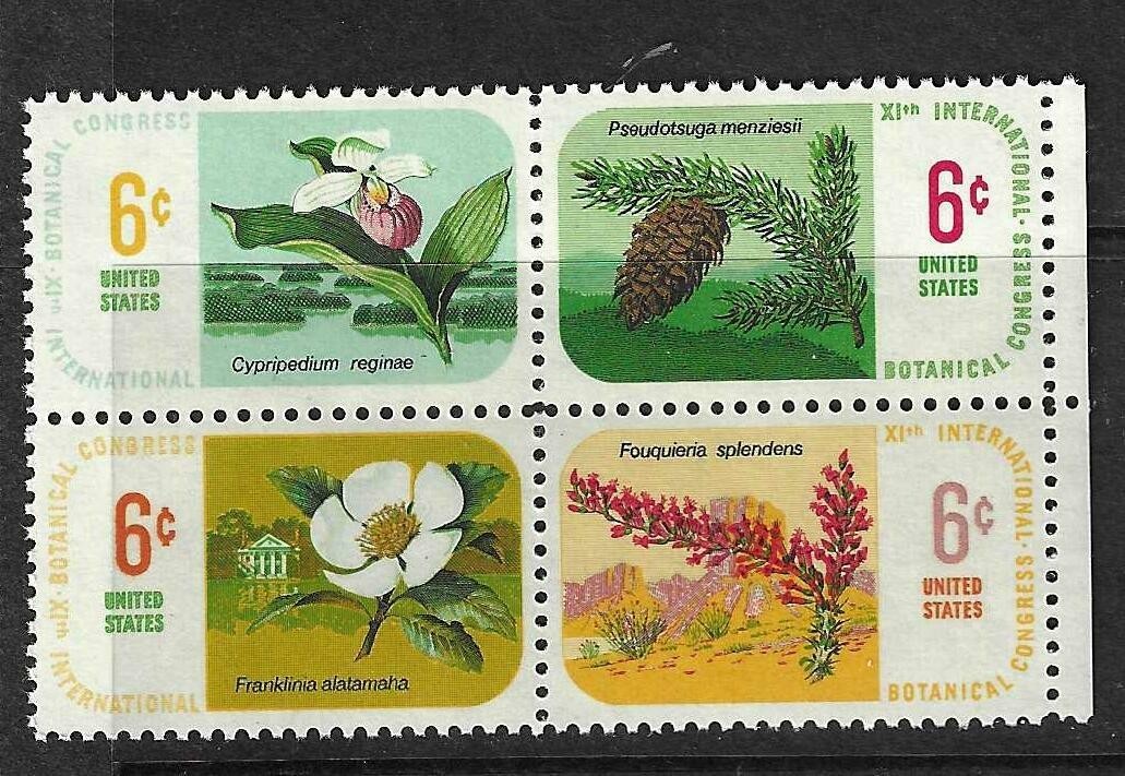 USA SC # 1379a Botanical Congress Issue . MNH